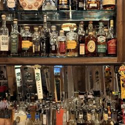 Daniel's - Not a bad back bar, and that's only half.