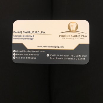 Castillo Daniel J DMD - Business card - General Dentistry Near Me - West Palm Beach, Florida Castillo Daniel J DMD - Business card - General Dentistry Near Me - West Palm Beach, Florida