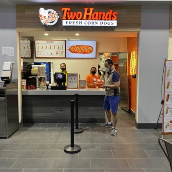 Two Hands Corn Dog - Fast Food Near Me - Grand Prairie, Texas Two Hands Corn Dog - Fast Food Near Me - Grand Prairie, Texas