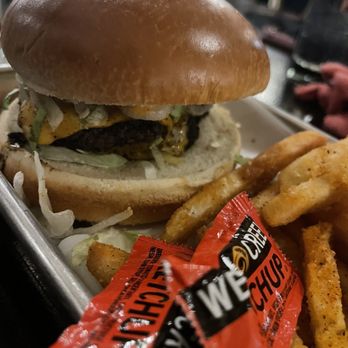 Das Bevo - This how the sandwich looks inside,it's empty but it's not bad and fries are seasoned too.Though every thing was too salty for me. - Venues & Event Spaces Near Me - St. Louis, Missouri