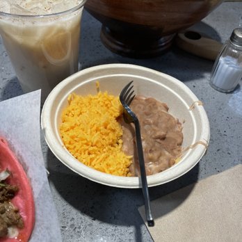 911 Taco Bar Shop - Horchata and the fries with the rice and beans - Tacos Near Me - Las Vegas, Nevada 911 Taco Bar Shop - Horchata and the fries with the rice and beans - Tacos Near Me - Las Vegas, Nevada