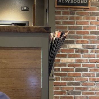 Chili's - Our lovely table, RIGHT by the bathroom. - American Near Me - Vista, California