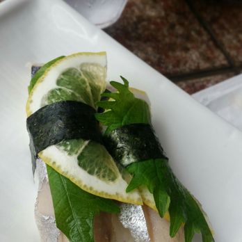 Station Sushi - Mackerel. So good. Love the way they do it. - Sushi Bars Near Me - Solana Beach, California Station Sushi - Mackerel. So good. Love the way they do it. - Sushi Bars Near Me - Solana Beach, California