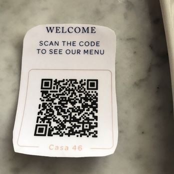 Casa 46 - Qrl code for main menu ( note it has several sections which can be hard to find digitally) - French Near Me - Mazatlán, SIN