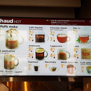 Mr. Puffs - Menu - Desserts Near Me - Blainville, Quebec