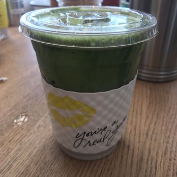 Alfred Coffee - Iced almond milk matcha latte - one of the main reasons I'll stop by! - Coffee & Tea Near Me - Beverly Hills, California