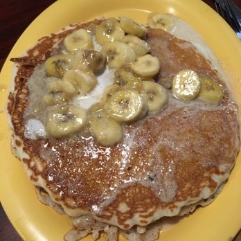 Squeeze In - Short stack banana walnut pancakes - Breakfast & Brunch Near Me - Truckee, California Squeeze In - Short stack banana walnut pancakes - Breakfast & Brunch Near Me - Truckee, California