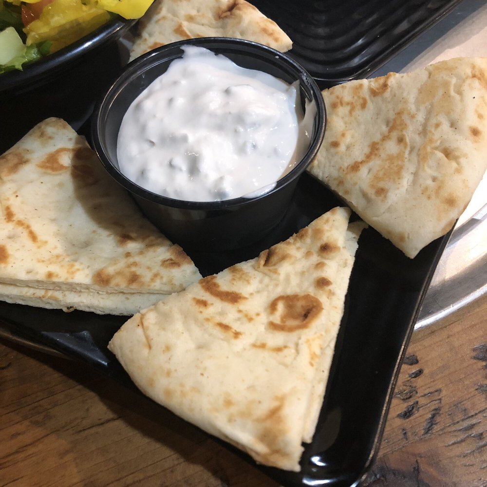 Mezze - Pita with Tzatziki - Mediterranean Near Me - Columbus, Ohio Mezze - Pita with Tzatziki - Mediterranean Near Me - Columbus, Ohio