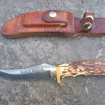 Aardvark Laser Engraving - Family member outdoor knife - Engraving Near Me - Oakland, California Aardvark Laser Engraving - Family member outdoor knife - Engraving Near Me - Oakland, California