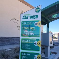 Green Valley Grocery - car wash pricing