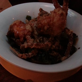 Xixa - Fried Brussel Sprouts with soft shell crab - Mexican Near Me - Brooklyn, New York Xixa - Fried Brussel Sprouts with soft shell crab - Mexican Near Me - Brooklyn, New York