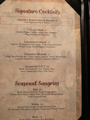 Menu photo 8 Grotto Ristorante Galveston, TX Menu photo 8 Grotto Ristorante Galveston, TX