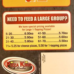 Pizza King - Menu - Page 6 of 6
