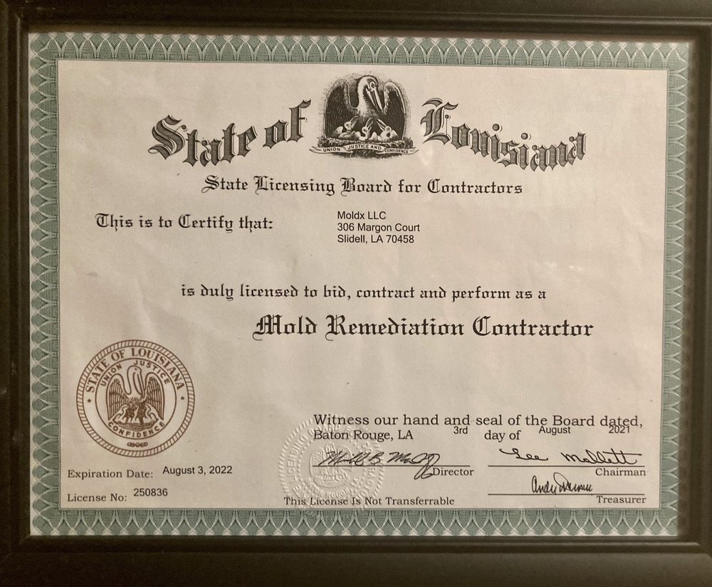 MoldX - mold inspector in Slidell , LA