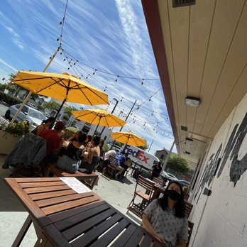 Bopomofo Cafe - Outdoor dining patio, first come first serve - Bubble Tea Near Me - San Gabriel, California