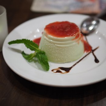 il Canale - Dessert of the day: Pistachio Panna Cotta. Melts so silky & smooth in the mouth! Not too sugary, I could eat a whole 1 more. - Italian Near Me - Washington, DC, District of Columbia