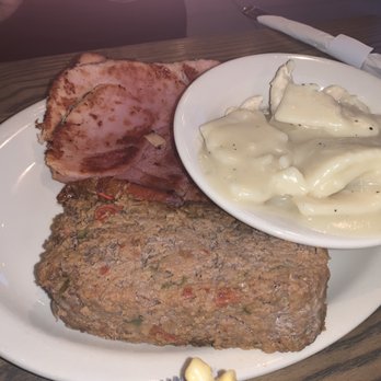 Cracker Barrel - Meatloaf and Ham - Southern Near Me - Victorville, California