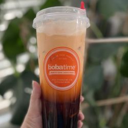 It's Boba Time - Thai tea with boba