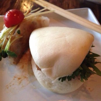 Lucky Belly - Pork belly Bao with my oxtail dumplings - Bars Near Me - Honolulu, Hawaii Lucky Belly - Pork belly Bao with my oxtail dumplings - Bars Near Me - Honolulu, Hawaii