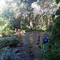 Rope assisted river crossing Rope assisted river crossing