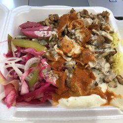 Ali Baba's Middle Easten Cuisine - Chicken shawarma platter