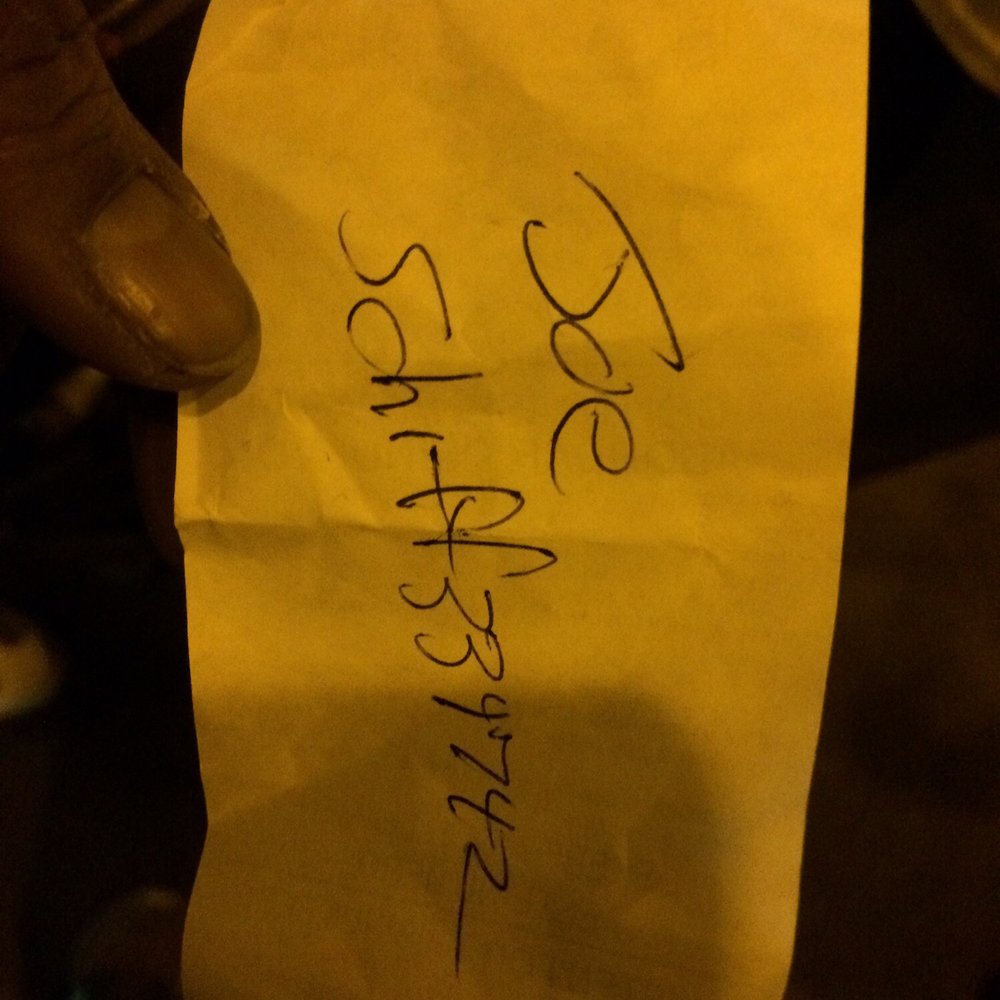 Greyhound Bus Lines - The name of the bus driver in his own handwriting, b/ probably false information bc he verbally told us his name is Charles when we asked. - Bus Stations Near Me - Stockton, California