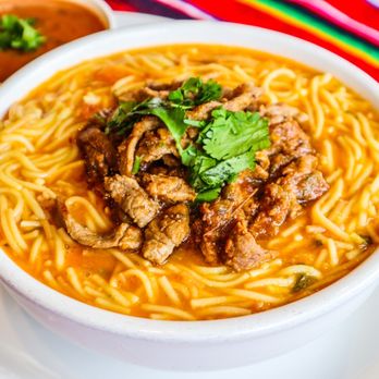 Taurinos Mexican Restaurant - The Fideo with customizable ( meat toppings ) - Mexican Near Me - San Antonio, Texas