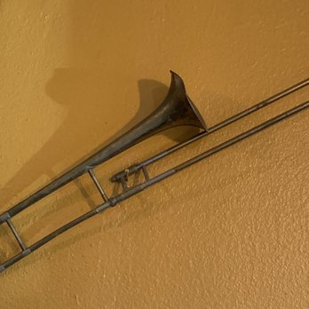 Satchmo's - Trombone on the wall! - Cajun/Creole Near Me - Flagstaff, Arizona