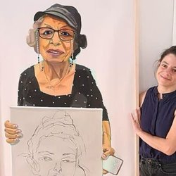 Bihl Haus Arts - Bihl Haus art teacher, Gabbe Grodin -- June 2024