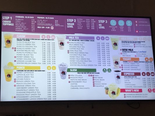 Menu photo 5 Kung Fu Tea Duluth, GA