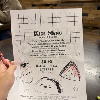 Carolina's Mexican Kitchen - Kids menu - Mexican Near Me - Las Vegas, Nevada