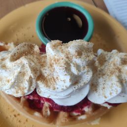 Cheesecake Waffle Cheesecake Waffle