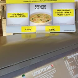 Subway - Yum! They now have soup!