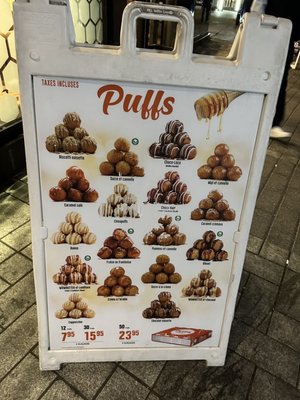 Menu photo 2 Mr. Puffs Vieux-Montreal, QC Menu photo 2 Mr. Puffs Vieux-Montreal, QC
