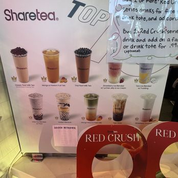 Sharetea - New menu of their top most ordered drinks - Bubble Tea Near Me - Vallejo, California Sharetea - New menu of their top most ordered drinks - Bubble Tea Near Me - Vallejo, California