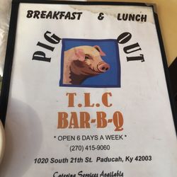 TLC Barbeque - Great little place to eat
