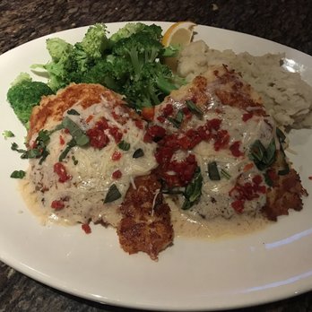 BJ's Restaurant & Brewhouse - Parmesan Crusted Chicken - Pizza Near Me - Mesquite, Texas