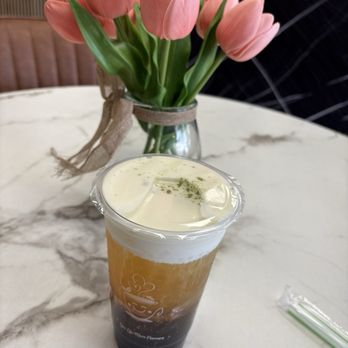 Happy Tea - Premium jasmine milk tea - Bubble Tea Near Me - Bakersfield, California