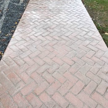 Midline Masonry - Concrete stamped brick walkway - Masonry/Concrete Near Me Midline Masonry - Concrete stamped brick walkway - Masonry/Concrete Near Me