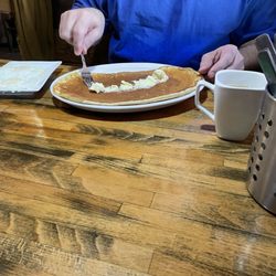 Lynde's Restaurant & Catering  - Huge pancakes!!