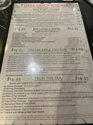 Menu photo 2 Rollatini Restaurant Lake Worth, FL Menu photo 2 Rollatini Restaurant Lake Worth, FL