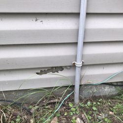 Matthews Home Inspections - Damaged siding