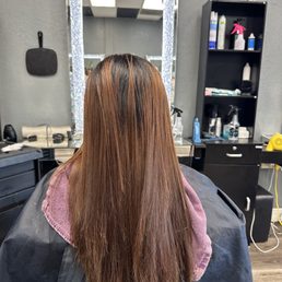 Before hair color