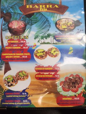 Menu photo 1 Mariscos Mocorito Orange, CA