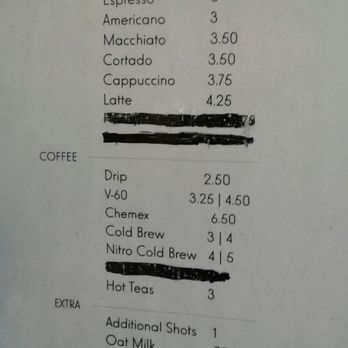 Presta Coffee Roasters - Full Menu - Coffee Roasteries Near Me - Tucson, Arizona