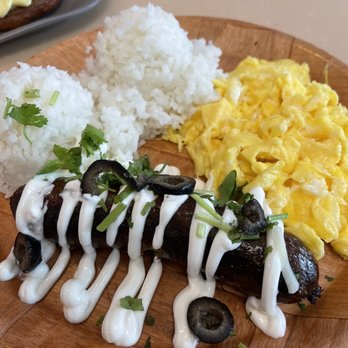 My Cafe - Patele sausage - Breakfast & Brunch Near Me - Kapolei, Hawaii My Cafe - Patele sausage - Breakfast & Brunch Near Me - Kapolei, Hawaii