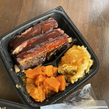 Wrigley BBQ & Grill - spare ribs, candied yams, mac and cheese - Southern Near Me - Long Beach, California