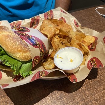 Hops n Drops - Veggie burger - New American Near Me - Spokane, Washington