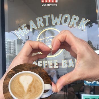 Heartwork Coffee Bar - Large Lavender Latte $5.75 - Coffee & Tea Near Me - San Diego, California Heartwork Coffee Bar - Large Lavender Latte $5.75 - Coffee & Tea Near Me - San Diego, California