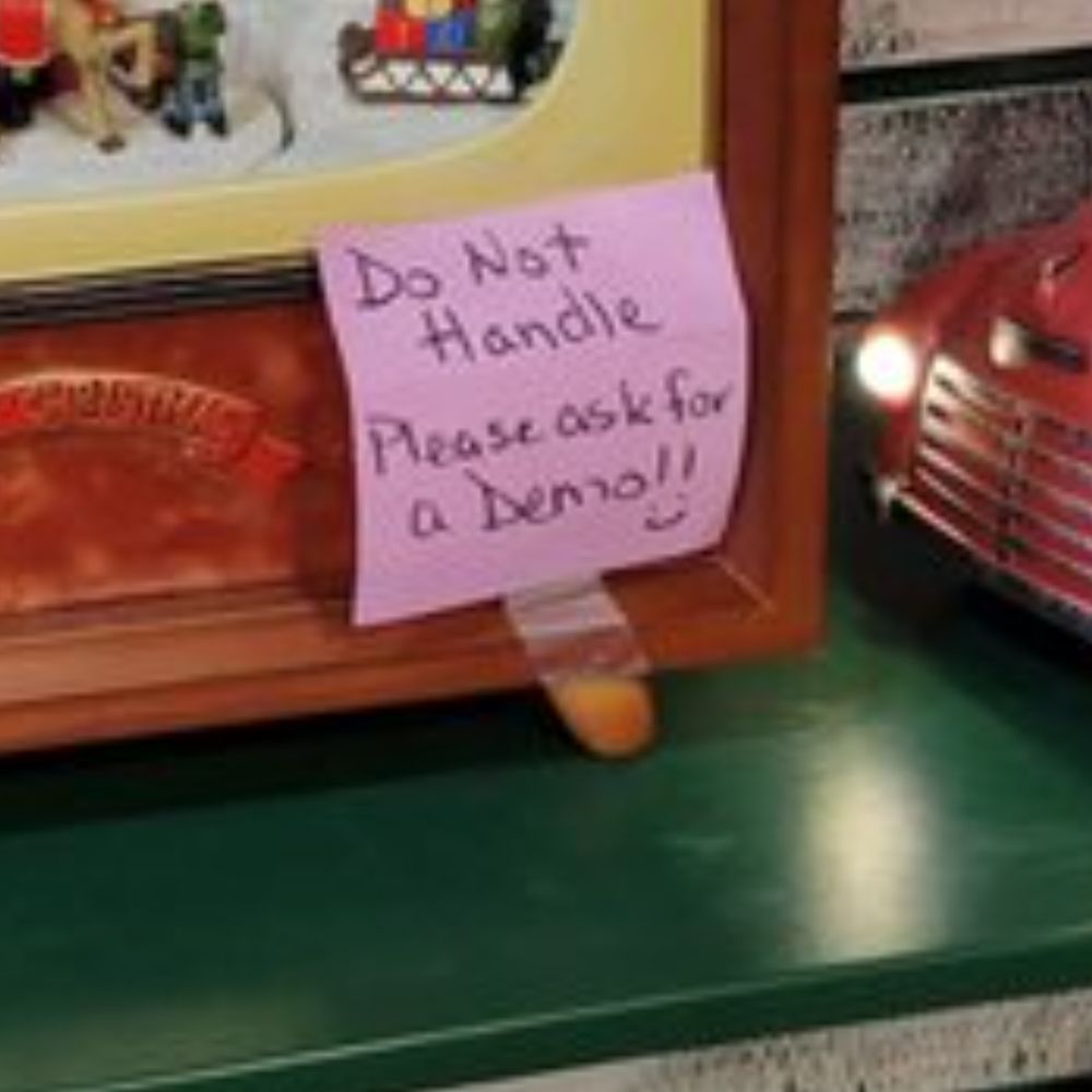 Copper Canyon Christmas - Paying customers are not encouraged to purchase anything here, post-it notes everywhere - Gift Shops Near Me - Jerome, Arizona